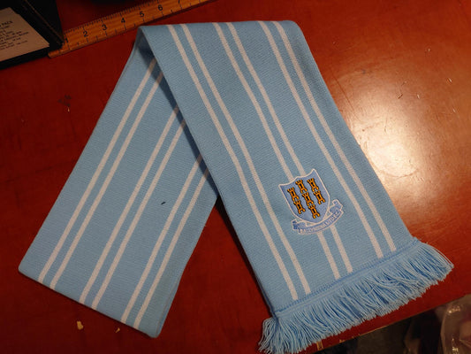 Striped Sky Blue Scarf